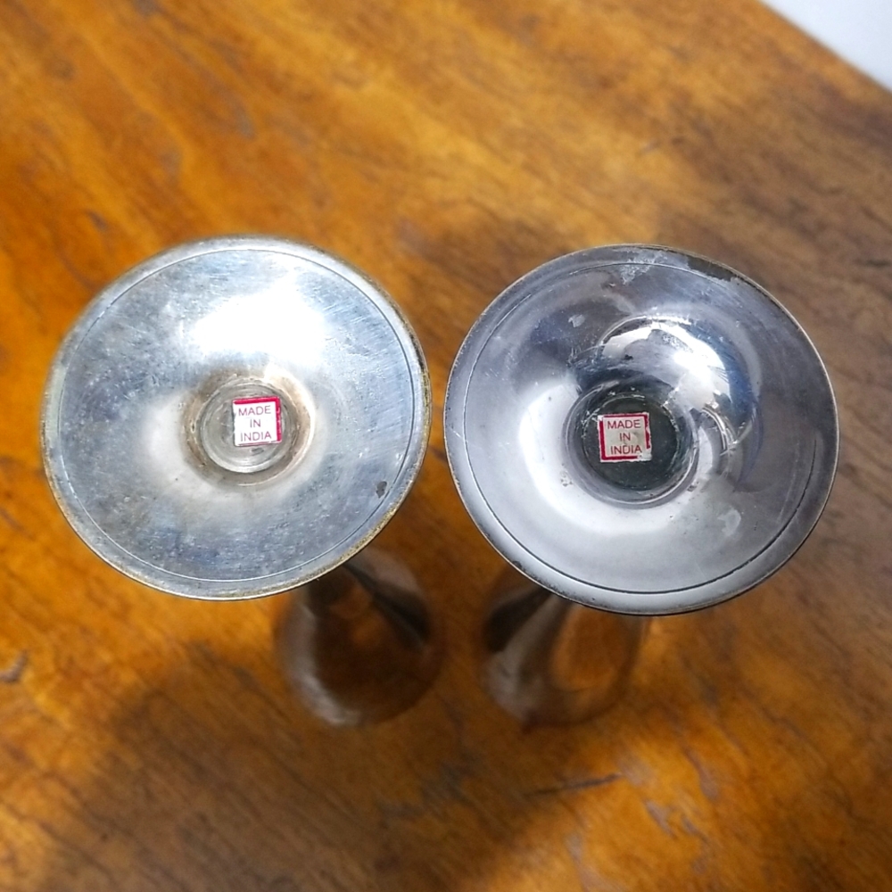 Vintage Silver Plated Champagne Flutes - Picture 5 of 8